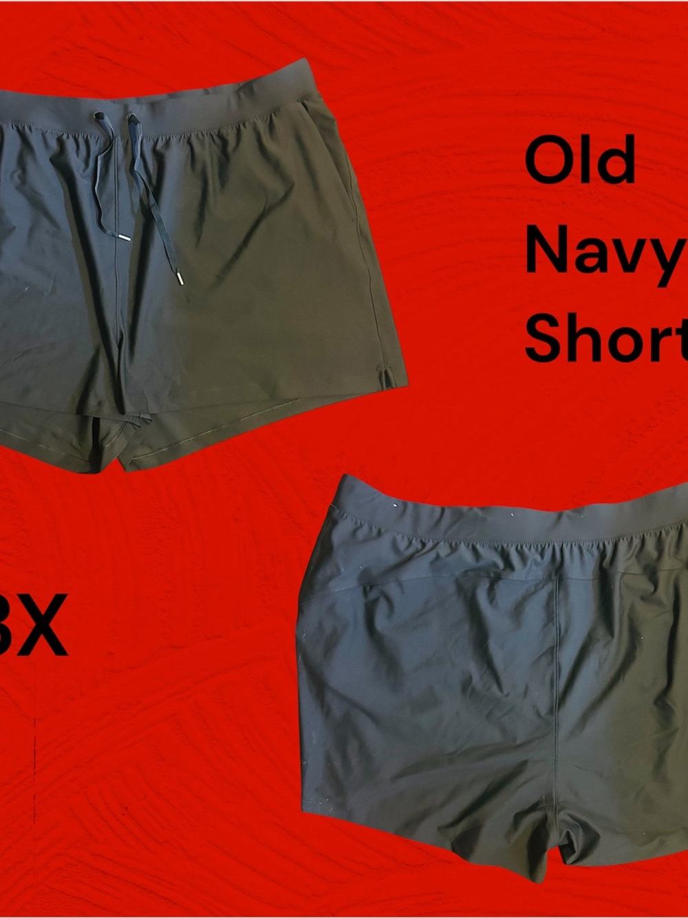 Old Navy Women’s Dark Gray Athletic Shorts with Drawstring 3x